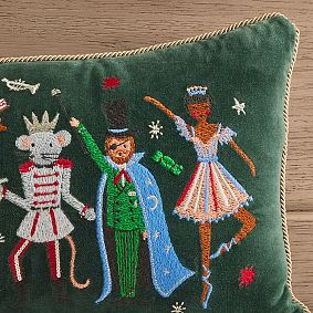 Rifle Paper Co. Nutcracker Lumbar Pillow