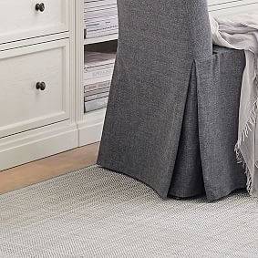 Tweed Synthetic Indoor/Outdoor Rug - Light Gray