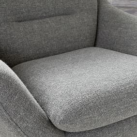 Tweed Charcoal Lennon Lounge Chair