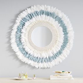 Feather Wall Mirror