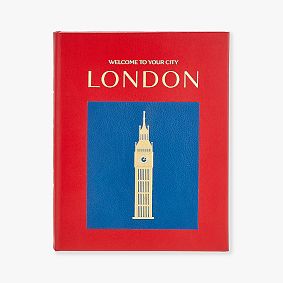 Leather London Coffee Table Book