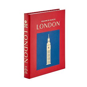 Leather London Coffee Table Book