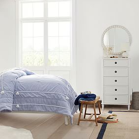 Thick Border Chenille Jute Rug - Light Pink