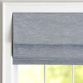 Cotton Linen Roman Blackout Cordless Shade