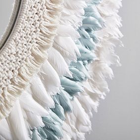 Feather Wall Mirror