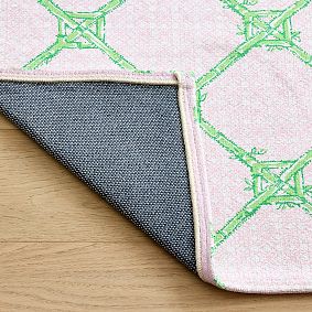 Lilly Pulitzer Bamboo Butterfly Washable Rug
