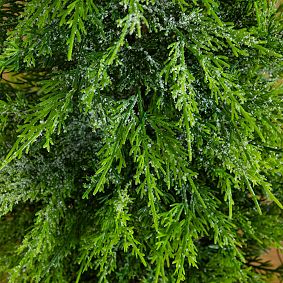 Pre-Lit Cypress Christmas Tree in Decorative Basket (3 Ft.)