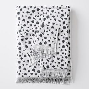 Ikat Dot Jacquard Washcloth