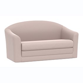 Open Box:  Ashton Sleeper Sofa, Lustre Velvet Dusty Blush