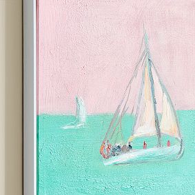 Painted Sailboat Art