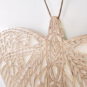 Wood Carved Butterfly