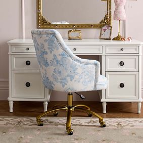 LoveShackFancy Tufted Desk Chair