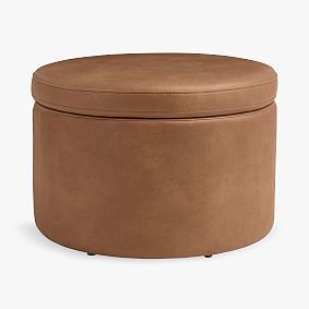 Round Storage Coffee Table (24.5")