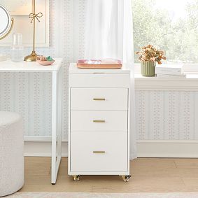 Glam Beauty Rolling Cart (34.75"x20.25")