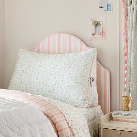 Hill House Home Clematis Scallop Floral Wedge Pillow