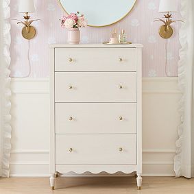 Camille Tall Chest of Drawers, 4-Drawers (31.5w x 18.5d")