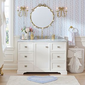 LoveShackFancy Woven Bow Lidded Hamper (18"x 26")