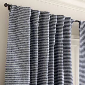 Tubular Stripe Blackout Curtain