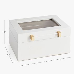 Elle Lacquer Jewelry Trinket Box