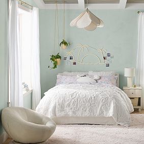 Linen Flower Pendant