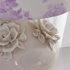 LoveShackFancy Floral Table Lamp (18")