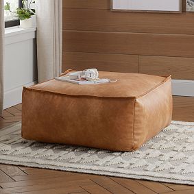 Modern Bean Bag Lounger Ottoman