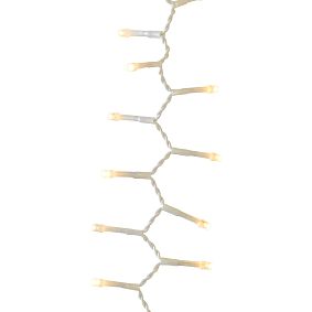 Tiered Waterfall Curtain String Lights