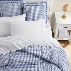 Nantucket Gingham Euro Pillow Cover