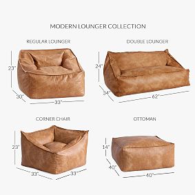 Build Your Own - Modern Bean Bag Lounger Collection