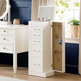 Elle Jewelry Storage Floor Tower (14"x35")