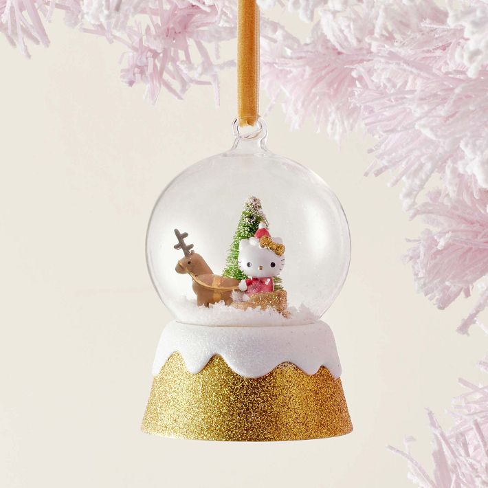 Hello Kitty® Light-Up Sleigh Ornament | Pottery Barn Teen