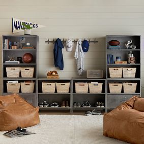Locker Mixed Cubby Media Set with Drawers (120")