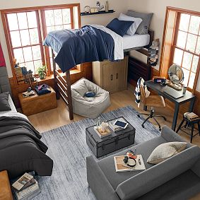 Solid Textured Washable Rug