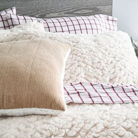 Julian Plaid Organic Flannel Sheet Set