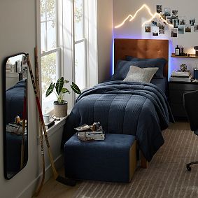 LED Tufted Smart Wall Mounted Headboard