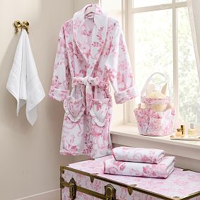 LoveShackFancy Garden Damask Shower Caddy &amp; Bath Linens Set