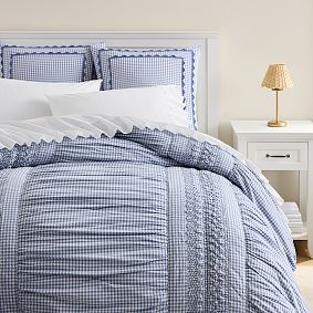 Nantucket Gingham Euro Pillow Cover