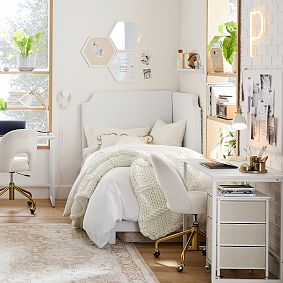 Smart Auburn Corner No Nails Dorm Headboard