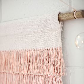 Ombre Macrame Fringe Wall Hanging