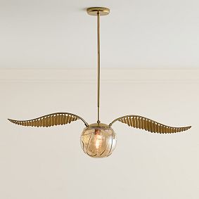 Harry Potter™ Golden Snitch™ Glass Globe Pendant