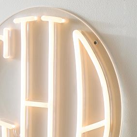 Create Your Own - Circle Monogram Neon LED Wall Light