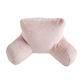 Faux-Bunny Fur Backrest Pillow Cover