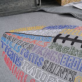 NFL Sweatshirt Bed Blanket