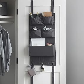 Recycled Over-the-Door Modular Storage With Hamper