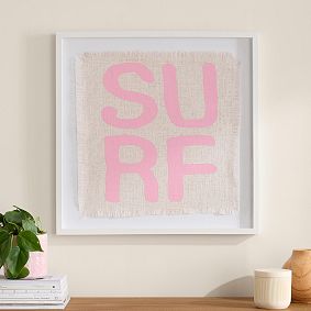 Surf Word Wall Art