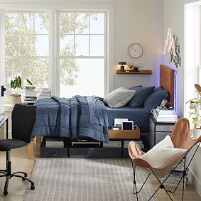 LED Tufted Smart Wall Mounted Headboard