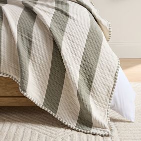 Cabana Stripe Bed Blanket