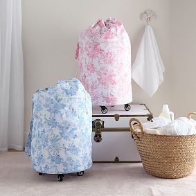 LoveShackFancy Rolling Laundry Backpack