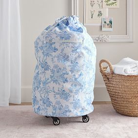 LoveShackFancy Rolling Laundry Backpack