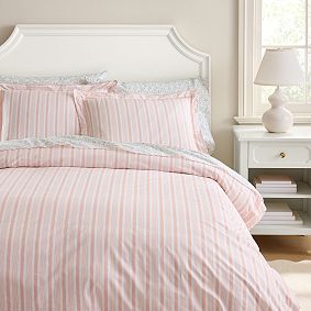 Hill House Home Variegated Stripe Duvet Cover - Thumbnail 2